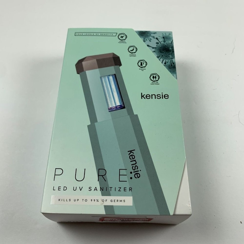 Kensie Pure Led UV‎ Sanitizer Kill Up to 99% Germ Retracatble Top Microport 6180